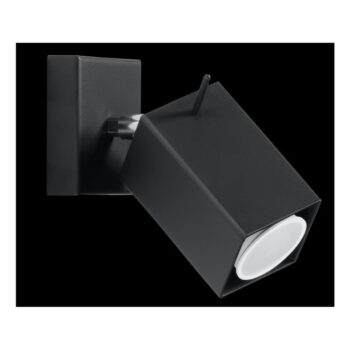 Čierne nástenné svietidlo Nice Lamps Toscana – Obrázok 3
