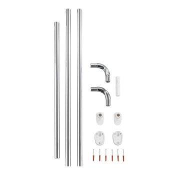 Univerzálna rohová tyč na sprchový záves Wenko Shower Curtain Rod - Image 7