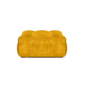 Žltý zamatový puf Windsor & Co Sofas Vesta - Image 2