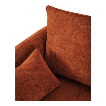 Oranžová rohová pohovka (ľavý roh) Matera – Cosmopolitan Design - Image 3