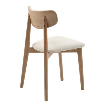 Krémovobiela/v prírodnej farbe jedálenská stolička Elim – Unique Furniture - Image 4
