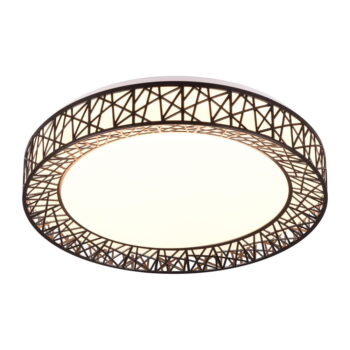 Čierne LED stropné svietidlo ø 48 cm Cluster – Trio - Image 2