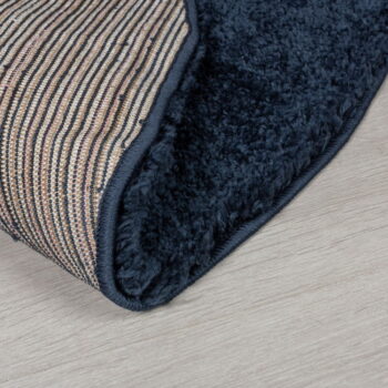 Tmavomodrý okrúhly koberec ø 133 cm – Flair Rugs - Image 4