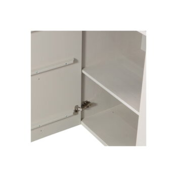 Krémovobiela nízka modulárna komoda z borovicového dreva 200x85 cm Basu – WOOOD - Image 6