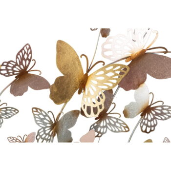 Kovová nástenná dekorácia 132x95.5 cm Butterflies - Mauro Ferretti - Image 3