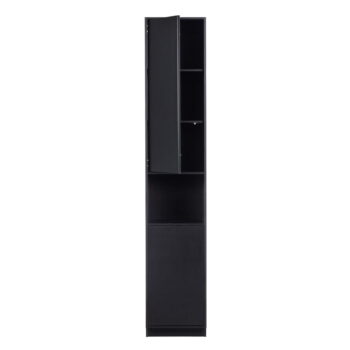 Čierna modulárna knižnica z borovicového dreva 276x210 cm Finca – WOOOD - Image 9