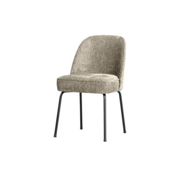 Krémové zamatové jedálenské stoličky v súprave 2 ks Vogue – BePureHome - Image 2