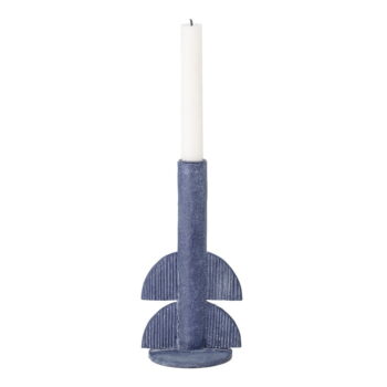 Modrý svietnik Bloomingville Bess, výška 22 cm – Obrázok 3