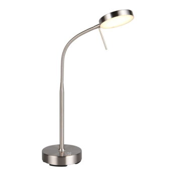 LED stolová lampa v striebornej farbe (výška 45 cm) Moreno – Trio – Obrázok 2