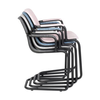 Svetlomodré jedálenské stoličky v súprave 2 ks Thirsty – Zuiver – Obrázok 5