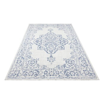 Modro-krémový vonkajší koberec NORTHRUGS Tilos, 80 x 150 cm - Image 5
