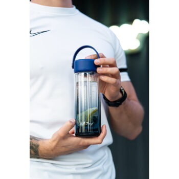 Modrá sklenená fľaša 350 ml Fuori – Vialli Design - Image 7