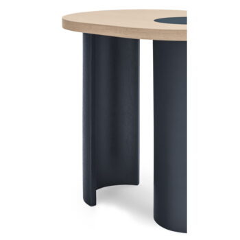 Odkladací stolík v dekore jaseňa 60x45 cm Nori - Teulat - Image 3