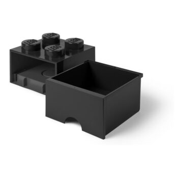 Čierny úložný box štvorec LEGO® - Image 3