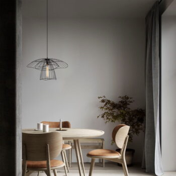 Čierne závesné svietidlo ø 50 cm Tel – Opviq lights - Image 3