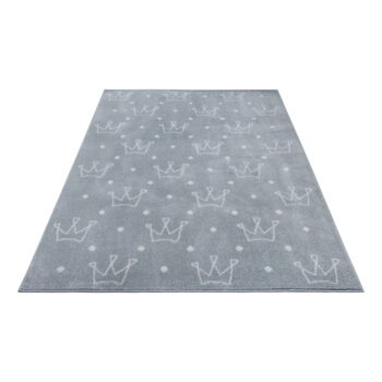 Sivý detský koberec 120x170 cm Crowns – Hanse Home – Obrázok 5