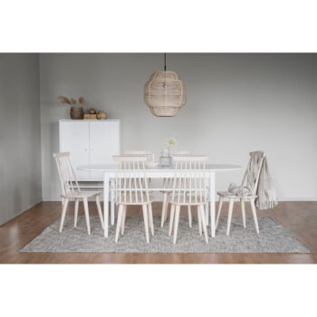 Jedálenský stôl s doskou v dekore jaseňového dreva 190x90 cm Akita - Rowico - Image 9