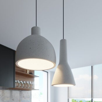 Svetlosivé závesné svietidlo ø 28 cm Filippo – Nice Lamps - Image 4