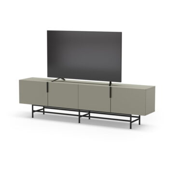 Zelenosivý TV stolík 200x63,5 cm Eldia – Marckeric - Image 7