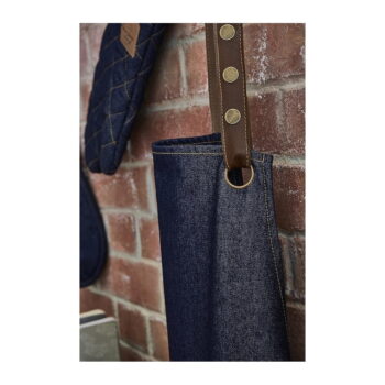 Kuchynská zástera z džínsoviny Cooksmart ® Oxford Denim - Image 3