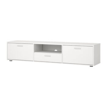 Biely TV stolík 177x38 cm Media – Tvilum – Obrázok 4