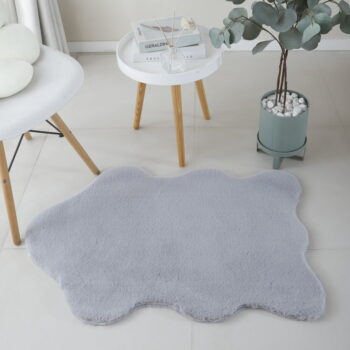 Svetlosivá syntetická kožušina 60x90 cm Caty – Ayyildiz Carpets – Obrázok 4