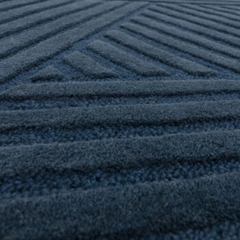 Tmavomodrý vlnený koberec 200x290 cm Hague – Asiatic Carpets - Image 3