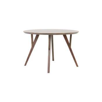 Hnedý okrúhly jedálenský stôl s doskou z akácie ø 140 cm Quenza – Light & Living - Image 9