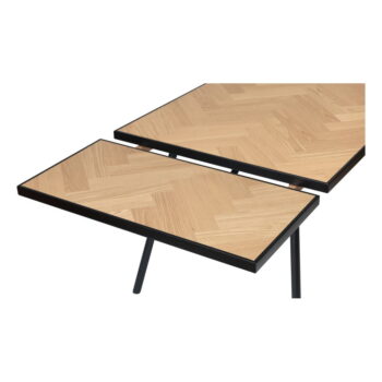 Prídavná doska k jedálenskému stolu v dekore duba 45x90 cm Calvi – Unique Furniture – Obrázok 6