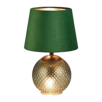 Stolová lampa v zeleno-bronzovej farbe (výška 29 cm) Jonna – Trio – Obrázok 2