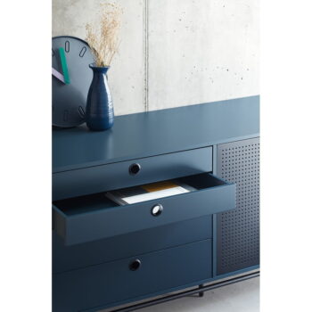 Čierno-modrá komoda Teulat Punto, šírka 150 cm - Image 6