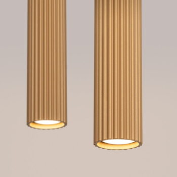 Závesné svietidlo v zlatej farbe Gleam – Nice Lamps - Image 6