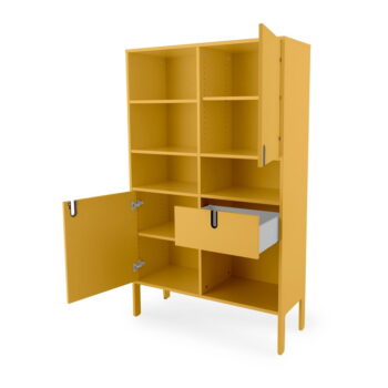 Žltá knižnica Tenzo Uno, výška 176 cm – Obrázok 4