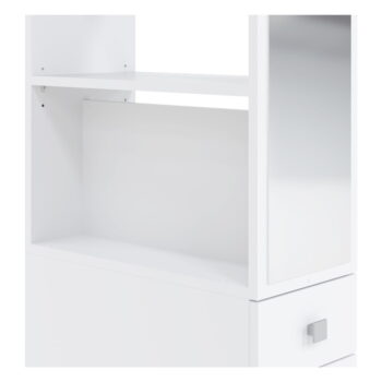 Biela vysoká kúpeľňová skrinka so zrkadlom 24x180 cm Combi - TemaHome - Image 8