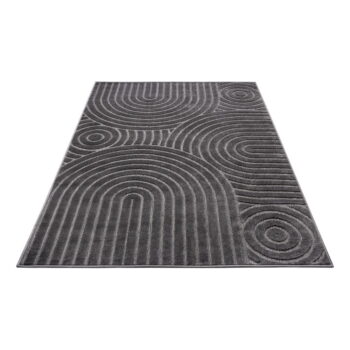 Antracitovosivý koberec 57x90 cm Iconic Wave – Hanse Home – Obrázok 6