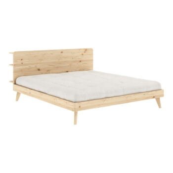 Dvojlôžková posteľ z borovicového dreva s roštom 160x200 cm Retreat – Karup Design – Obrázok 4