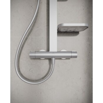 Kovová sprchová súprava v matne striebornej farbe 111 cm ALU+ – Ideal Standard - Image 6