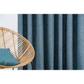 Modrý záves 140x245 cm Riva – Mendola Fabrics – Obrázok 3