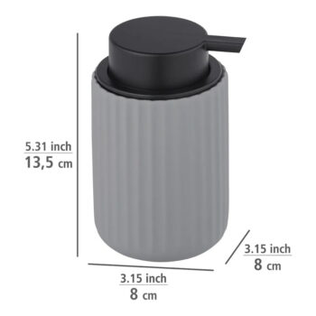 Sivá súprava doplnkov do kúpeľne Belluno – Wenko – Obrázok 3