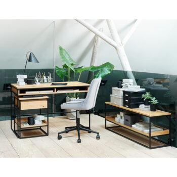 Sivá pracovná stolička Unique Furniture Milton – Obrázok 7