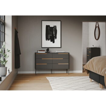 Antracitovosivá komoda Tenzo Switch, 130 x 83 cm – Obrázok 6