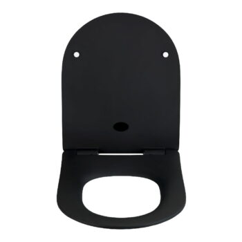 Čierne WC sedadlo Wenko Sedilo Black, 45,2 × 36,2 cm – Obrázok 2