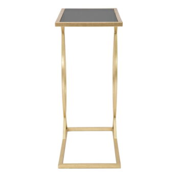 Odkladací stolík so sklenenou doskou 25.5x45.5 cm Glam – Mauro Ferretti - Image 8