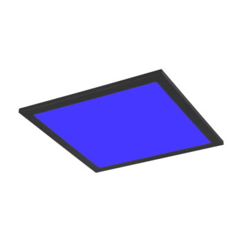 Čierne LED stropné svietidlo 29.5x29.5 cm Beta – Trio - Image 5