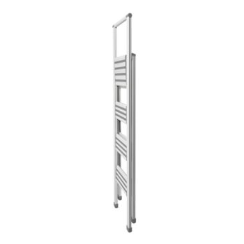 Biele skladacie schodíky Wenko Ladder, 153 cm - Image 2
