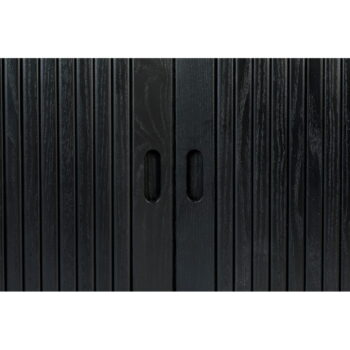 Čierna komoda s posuvnými dvierkami Zuiver Barbier – Obrázok 2