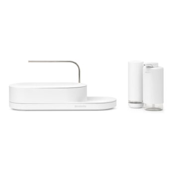 Biely plastový stojan na umývacie prostriedky SinkStyle – Brabantia - Image 3