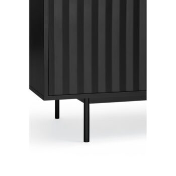 Čierna nízka komoda 211x80 cm Sierra – Teulat - Image 10