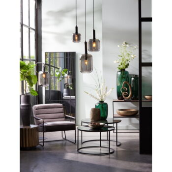 Čierna stojacia lampa (výška 155 cm) Lekar - Light & Living - Image 5