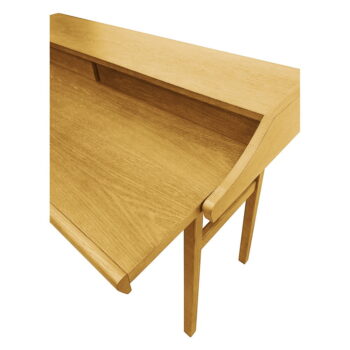 Pracovný stôl v dekore duba so sekretárom 44x115 cm Carteret – Woodman - Image 9
